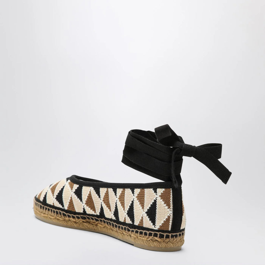 Castañer Carina low espadrilles in multicoloured crochet
