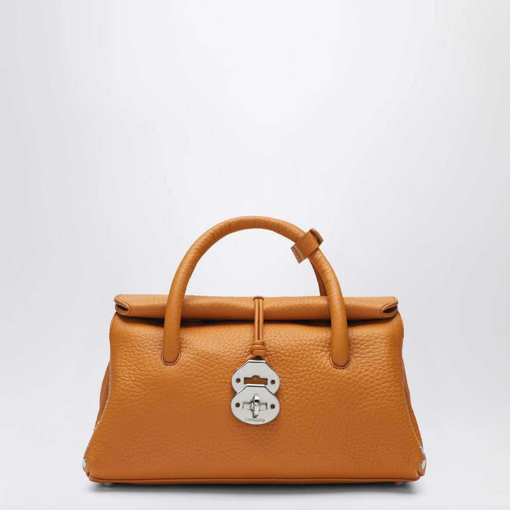 Zanellato Dotta Centauro small tote bag in orange