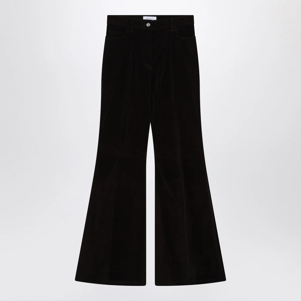 Ferragamo Espresso flared pants