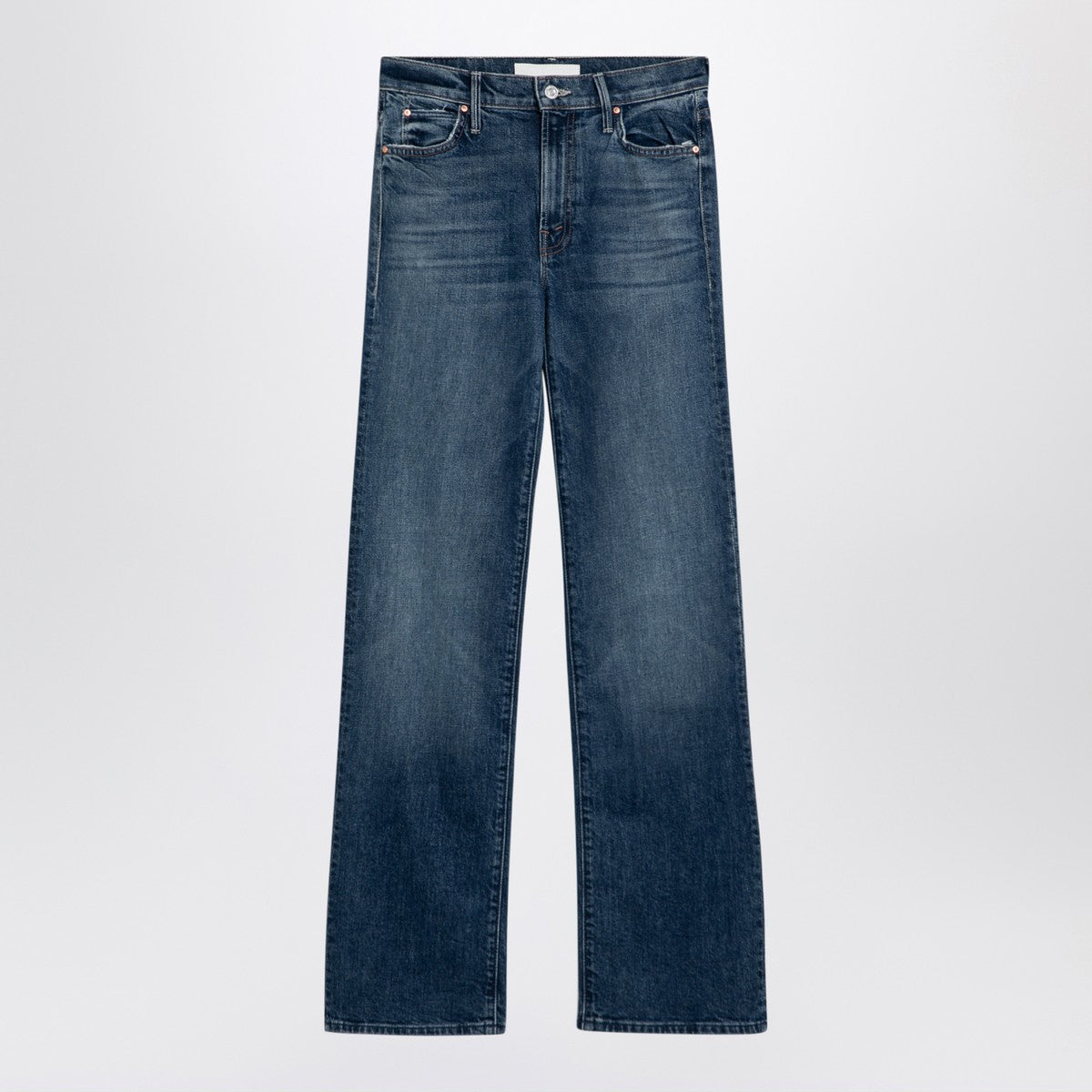 Mother Washed blue jeans The Kick It