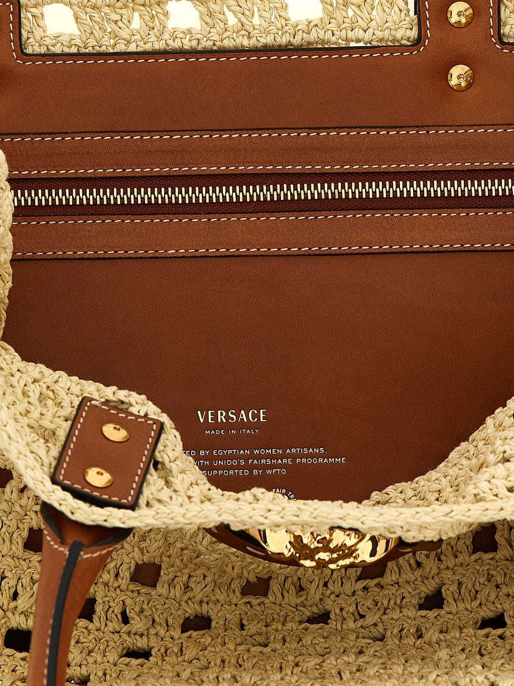Versace La Medusa Large Shopping Bag