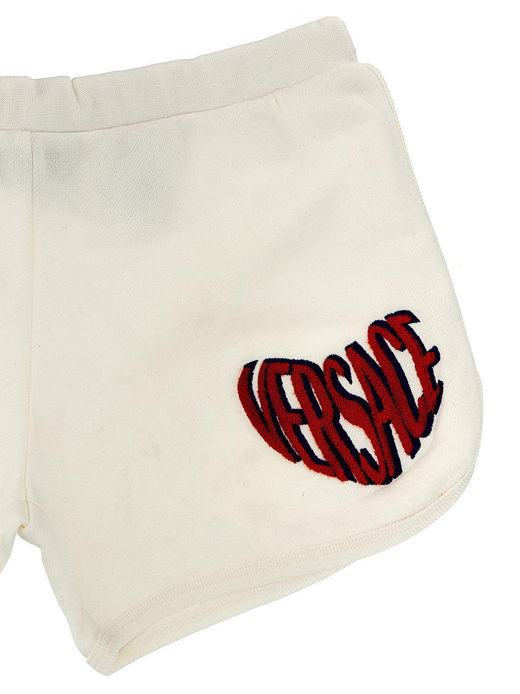 Versace Kids Logo Embroidery Shorts