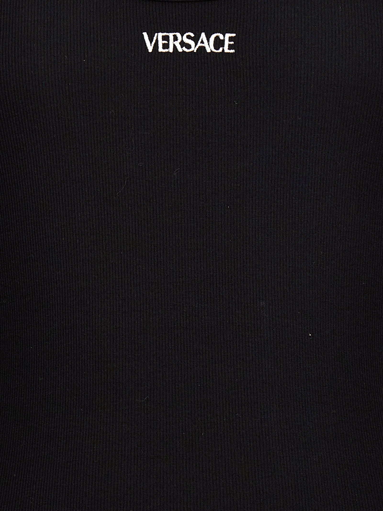 Versace Logo Embroidery Tank Top