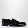Versace Black leather Medusa 95 loafers