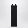 Versace Black knitted midi dress