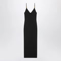 Versace Black knitted midi dress