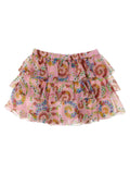 Versace Kids Geo Poly Barocco Flower Skirt