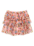 Versace Kids Geo Poly Barocco Flower Skirt