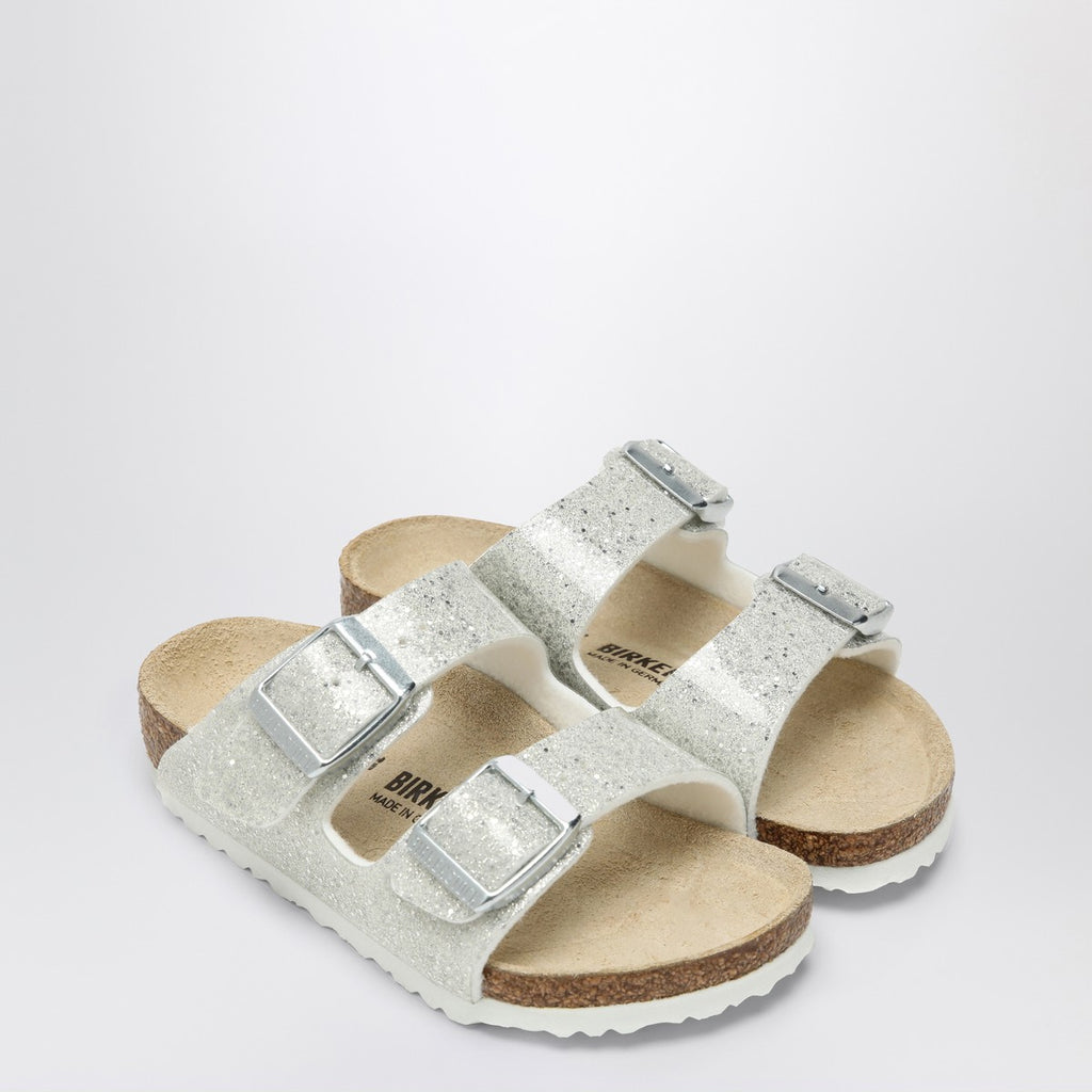 Birkenstock Slide Arizona Cosmic Sparkle White