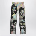 Versace Straight jeans with The Party print