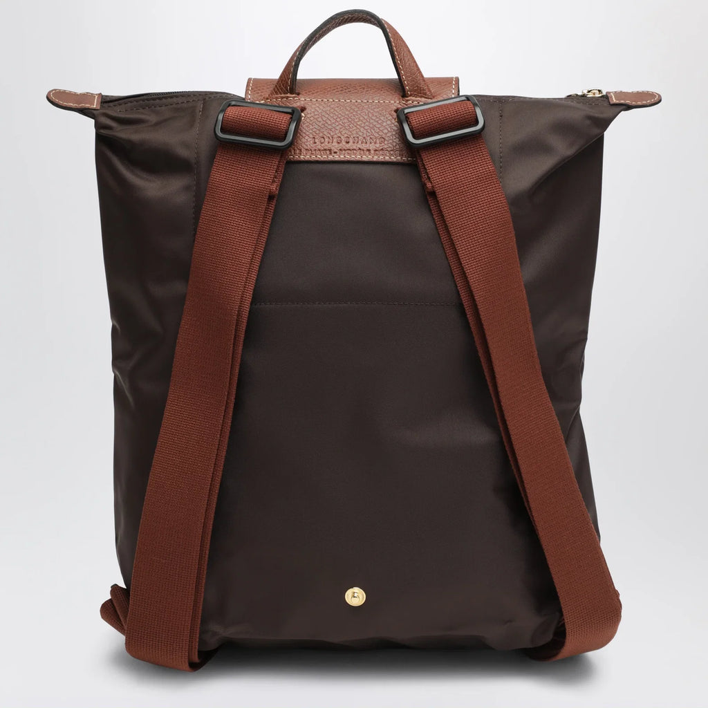 Longchamp M Le Pliage Original moka backpack
