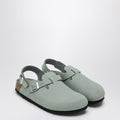 Birkenstock Sage coloured suede Tokyo slipper