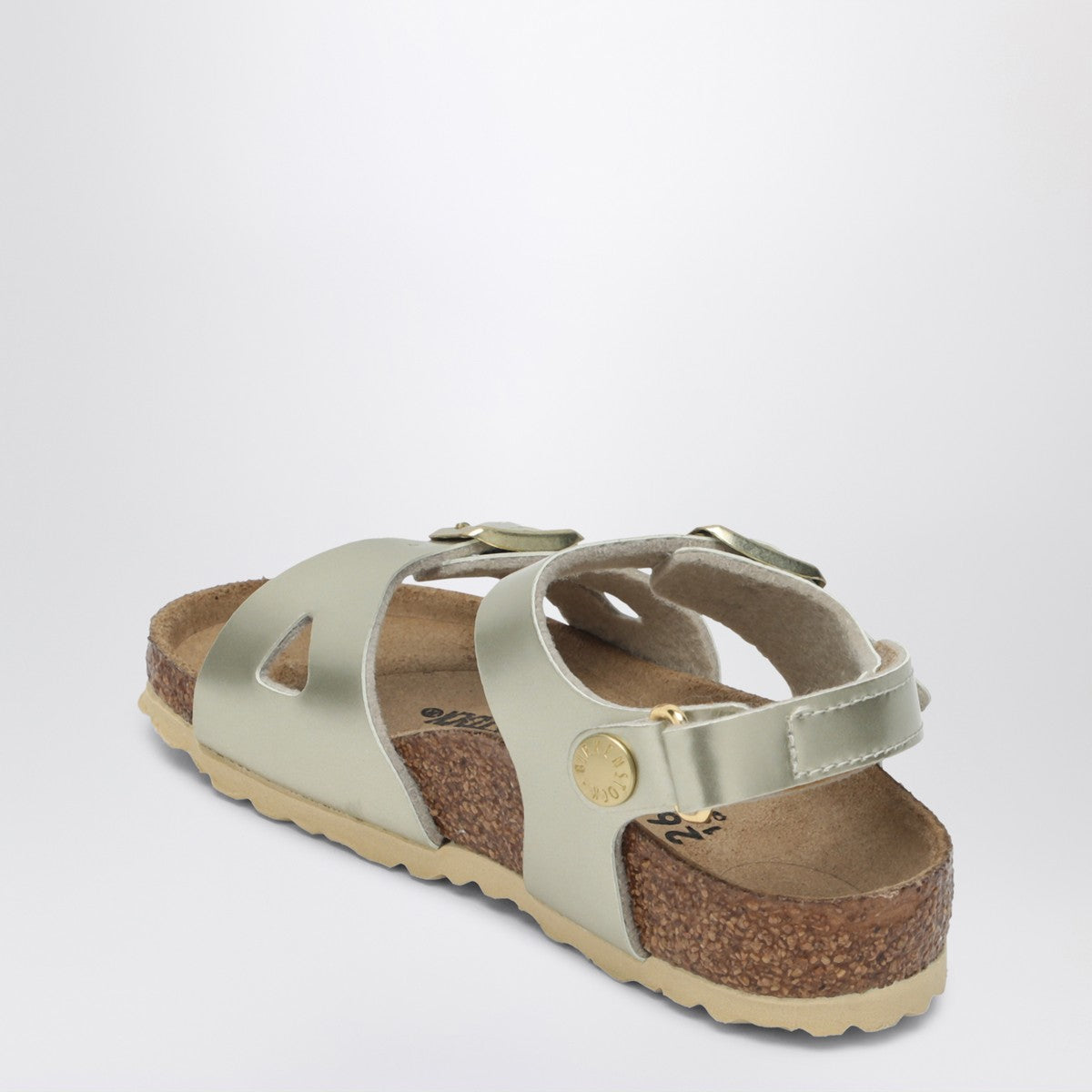 Birkenstock Rio metallic gold sandal