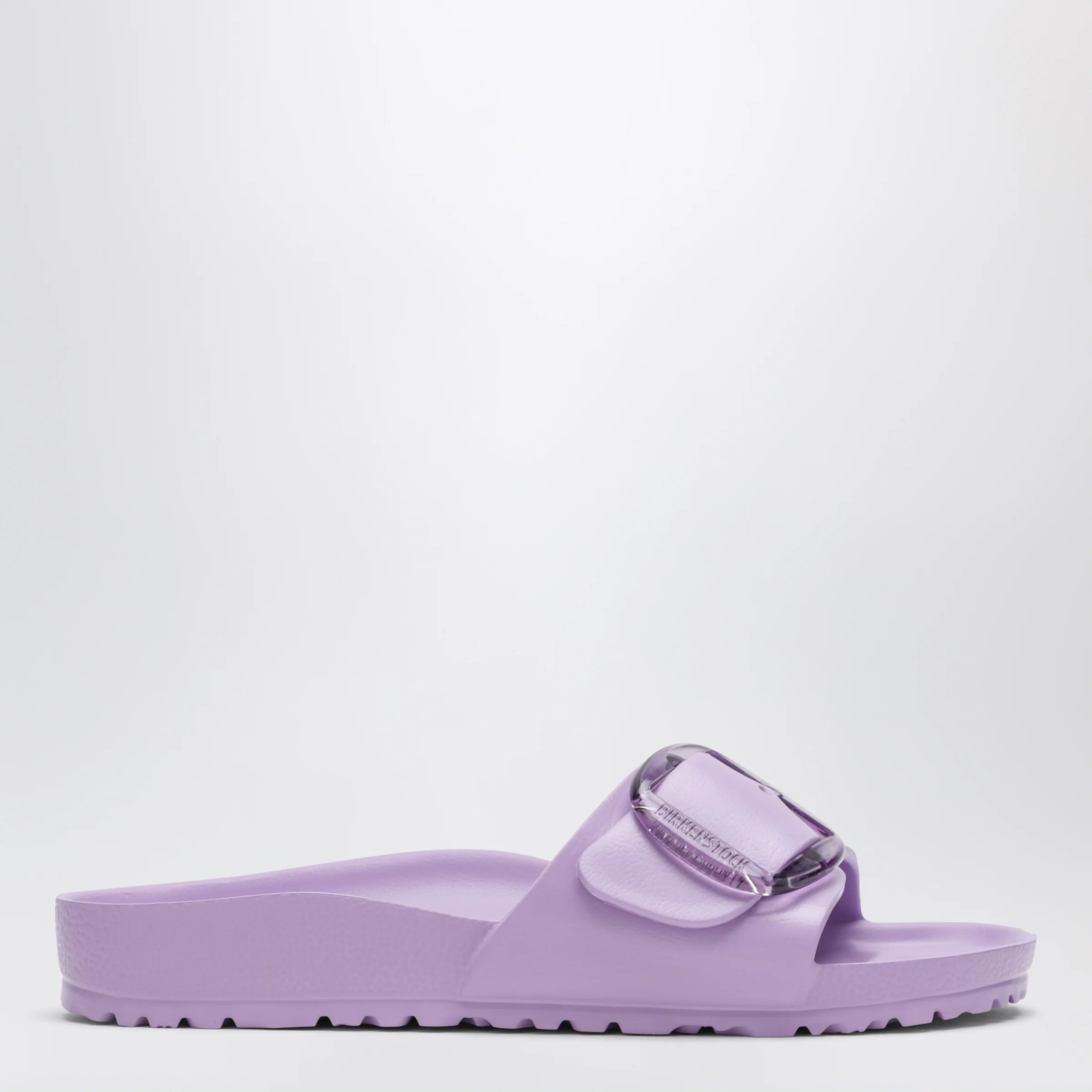 Birkenstock Madrid Big Buckle purple EVA slides