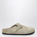 Birkenstock Boston Exquisite suede clogs in taupe