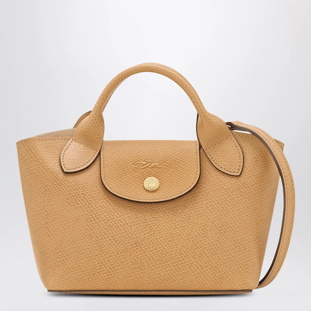Longchamp XS Épure shopping bag in Dulce coloured leather