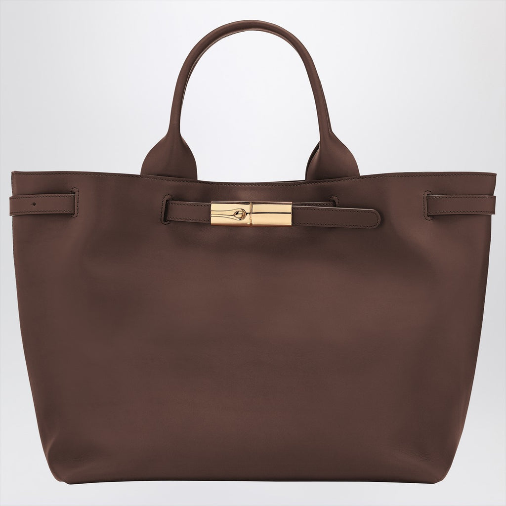 Longchamp Brown Mala de Mao Le Smart Bag