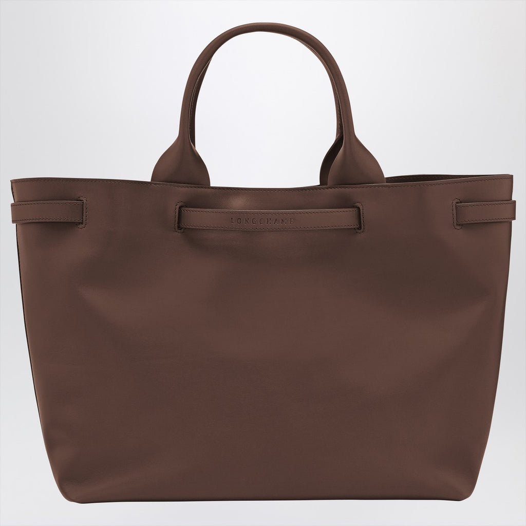 Longchamp Brown Mala de Mao Le Smart Bag