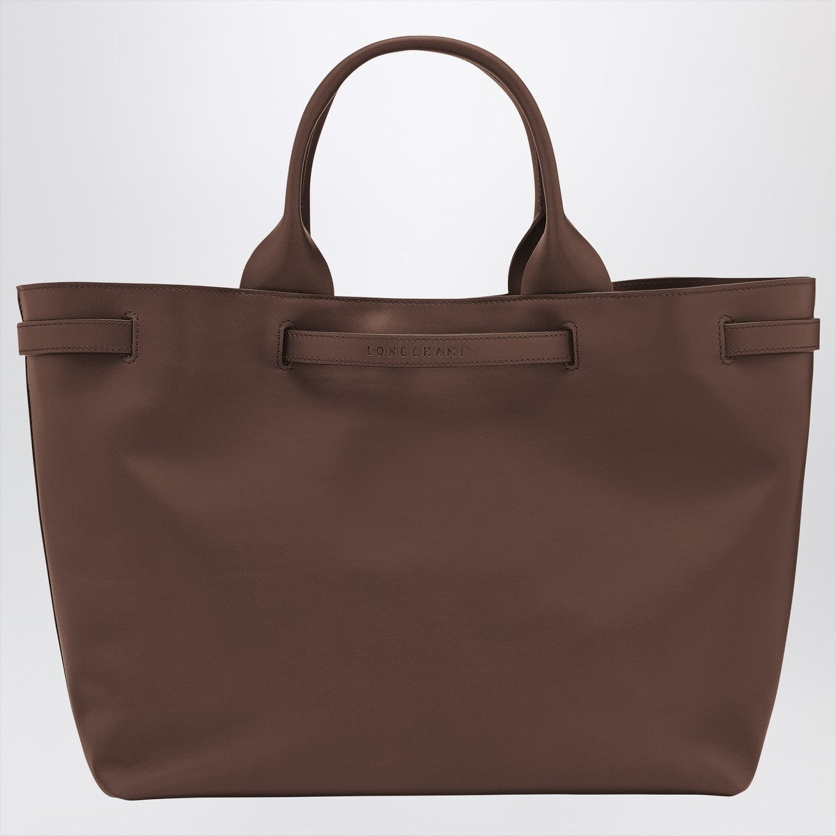 Longchamp Brown Mala de Mao Le Smart Bag