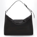Longchamp Black XL Le Pliage Xtra leather hobo bag