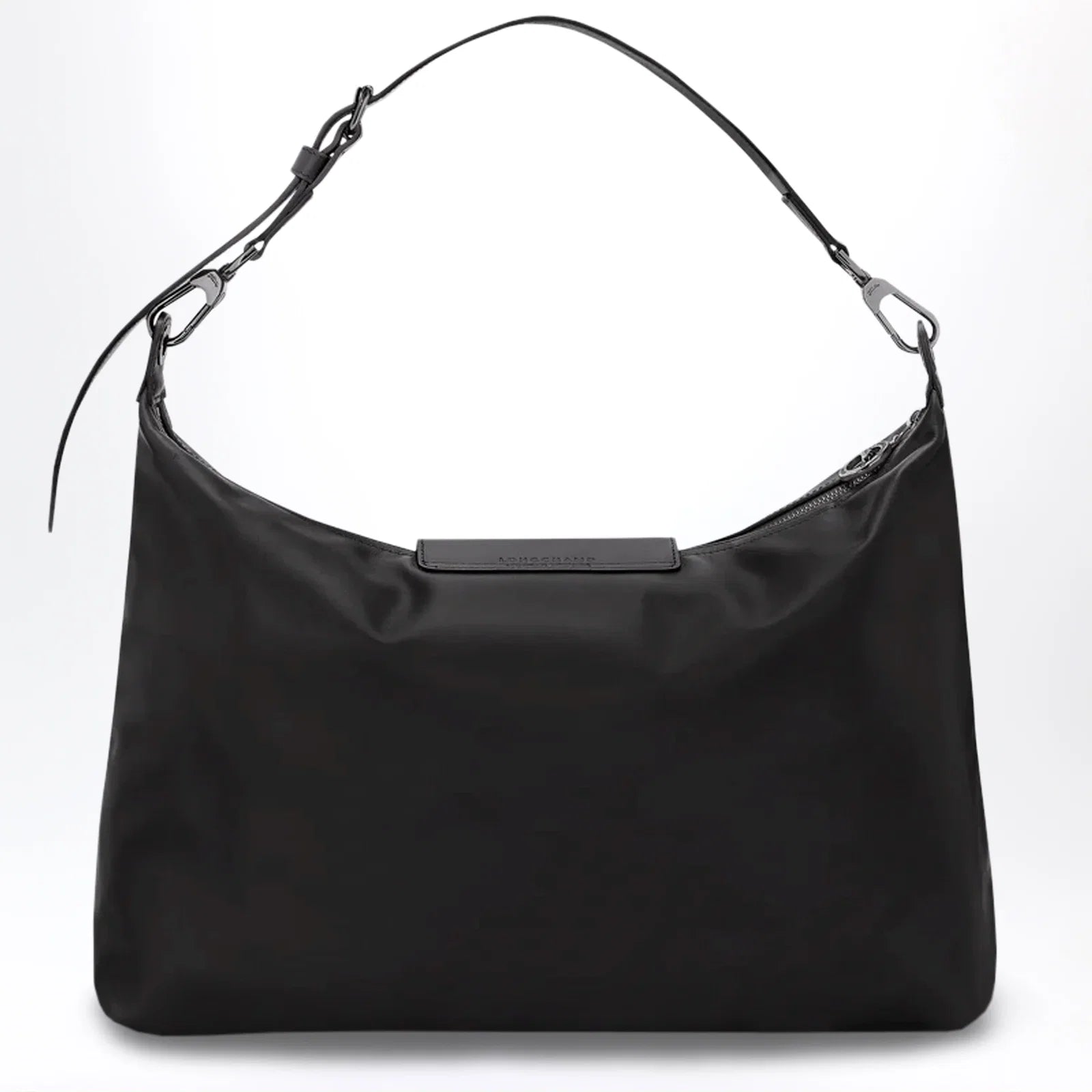 Longchamp Black XL Le Pliage Xtra leather hobo bag