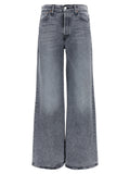 Mother The Ditcher Roller Sneak Jeans