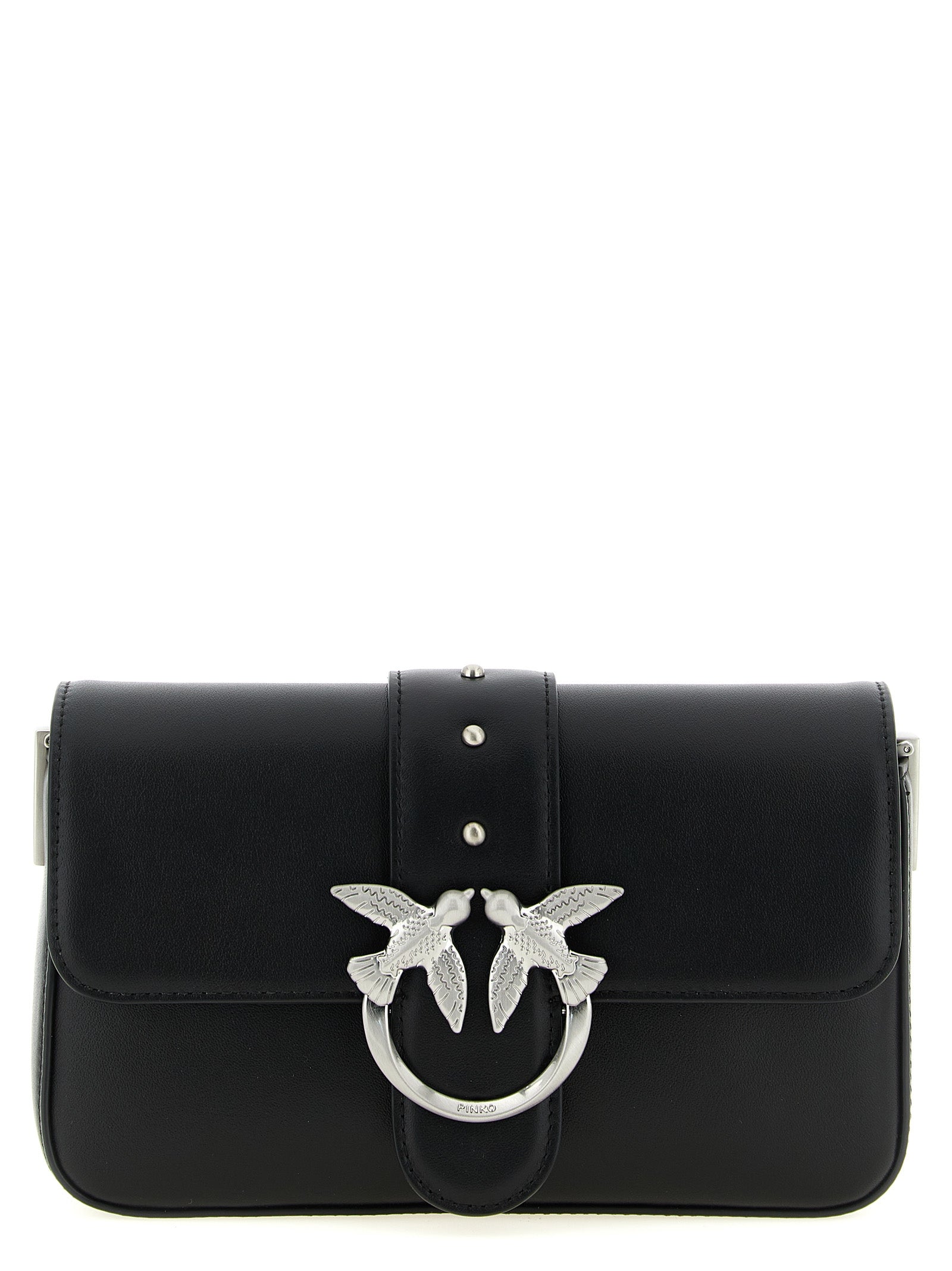 Pinko Mini Love Slouchy Shoulder Bag