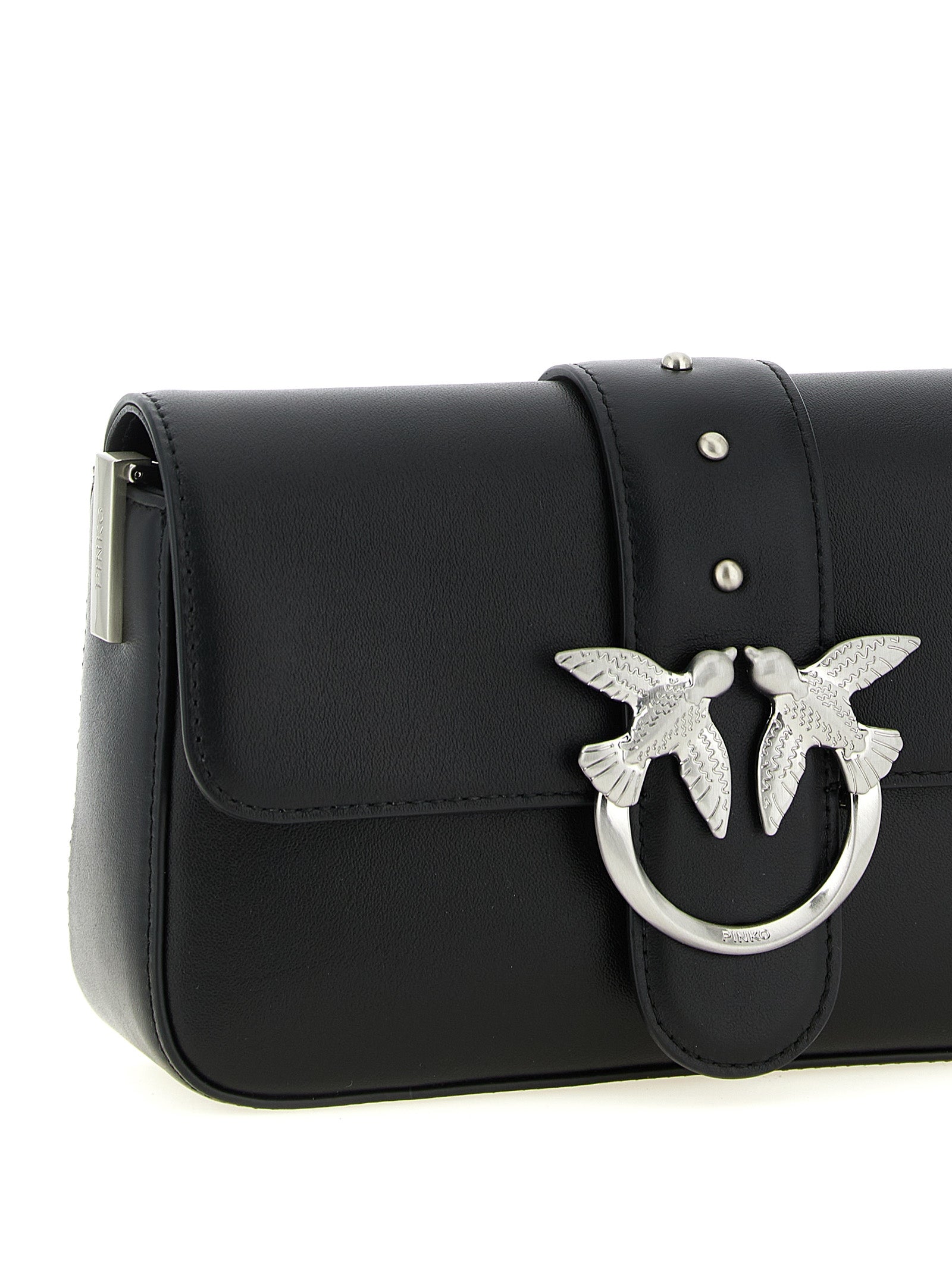 Pinko Mini Love Slouchy Shoulder Bag