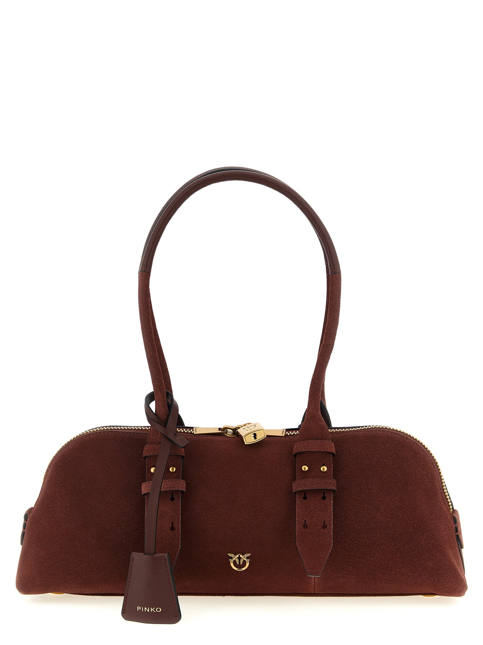 Pinko Bowling Baguette Large Shoulder Bag