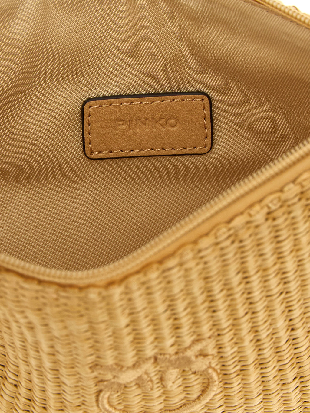 Pinko Raffia Clutch