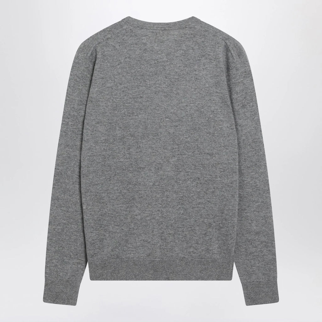 The Row Nian sweater in grey cashmere