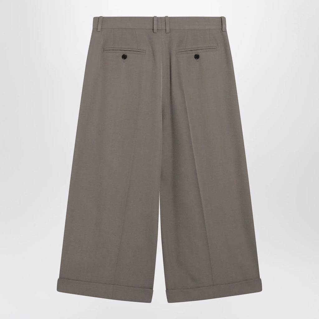 The Row Dust cropped wool trousers