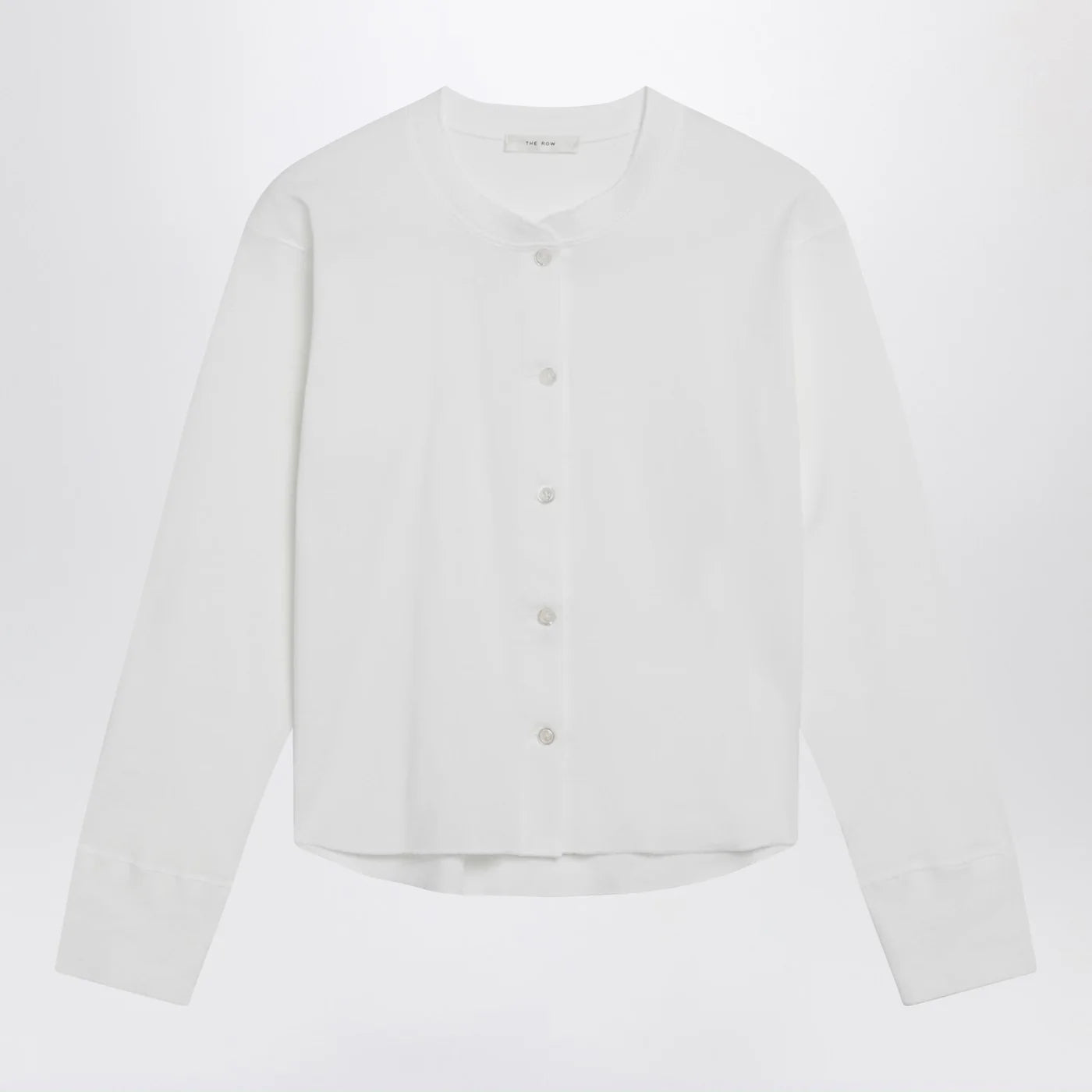 The Row Gano shirt in white cotton