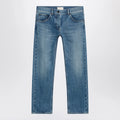 The Row Fima low-rise straight-leg cotton jeans in indigo