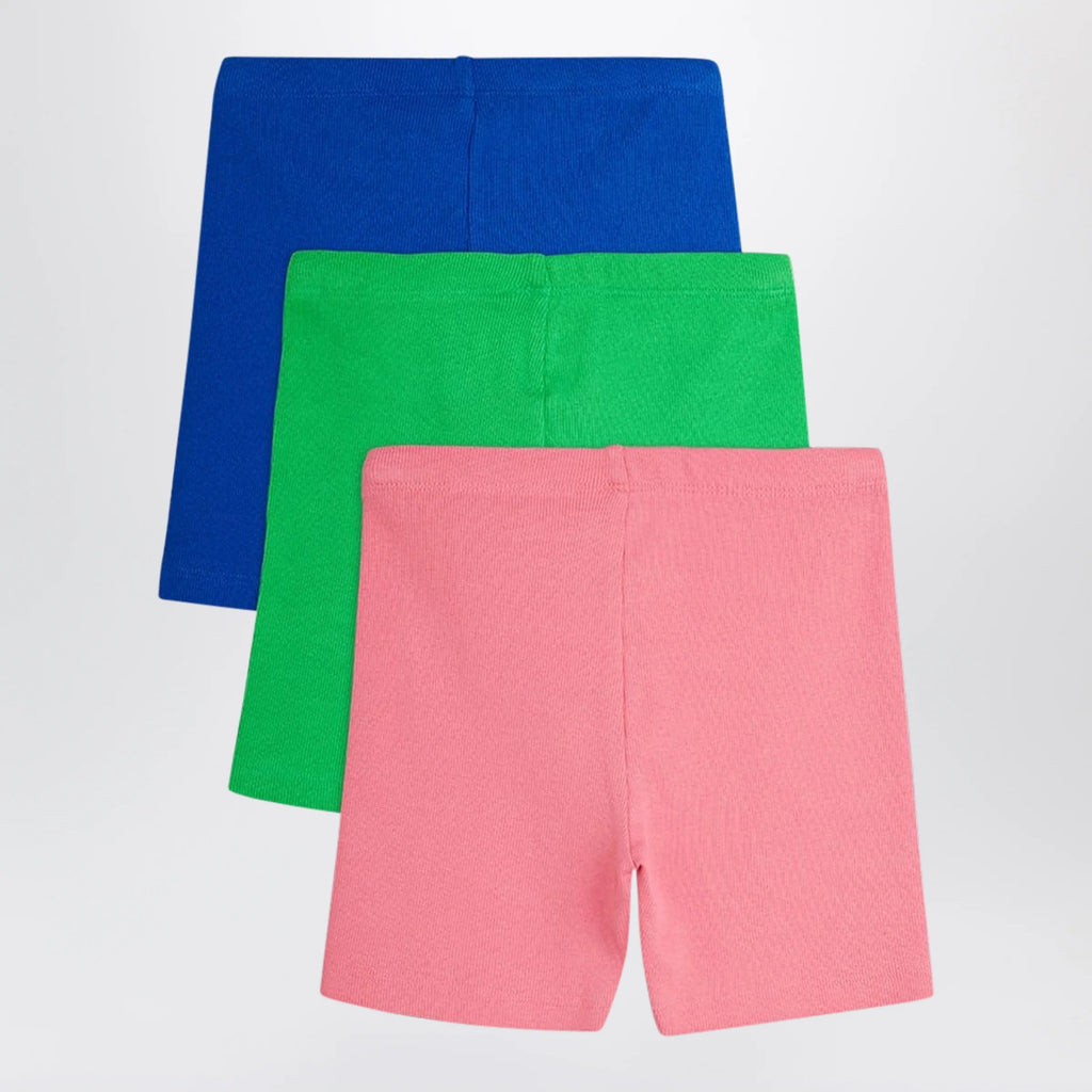 Mini Rodini Set of three colorful cotton shorts
