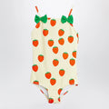 Mini Rodini Swim shorts with strawberry print
