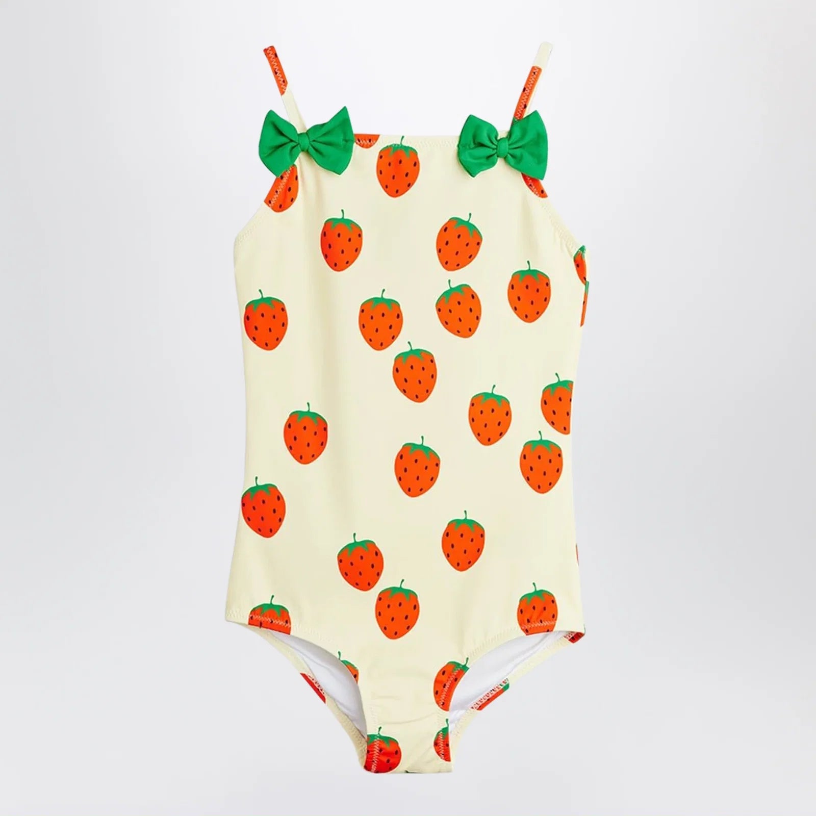 Mini Rodini Swim shorts with strawberry print