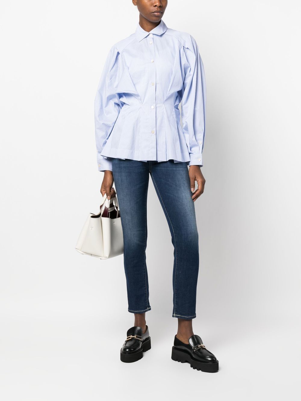 Palmer/Harding Striped cotton shirt