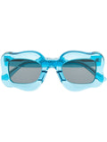 Bonsai oversized curved-frame sunglasses