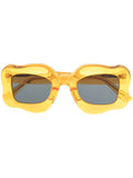 Bonsai oversized curved-frame sunglasses
