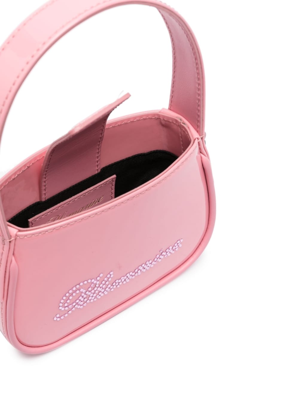 Blumarine crystal-embellished logo tote bag