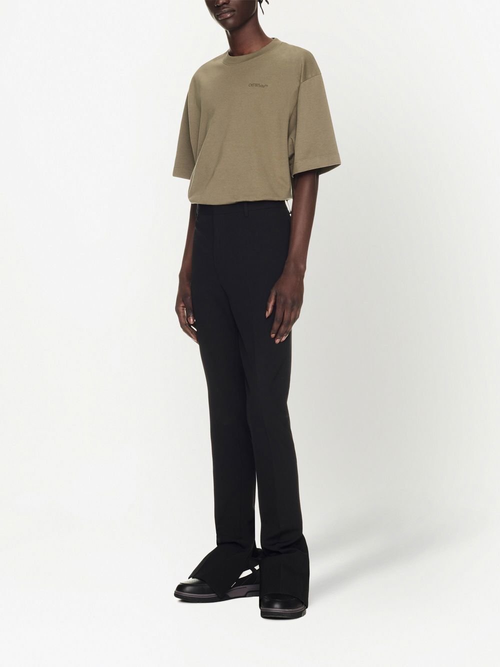 Off White Wool skinny trousers