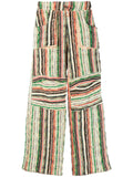 Vitelli Patched cotton blend wool trousers