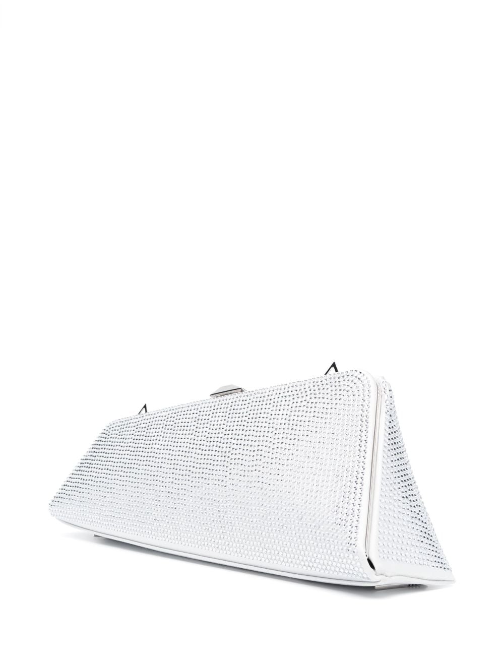 The Attico Long Night crystal-embellished clutch bag