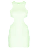 Reina Olga Cut-out detail short dress
