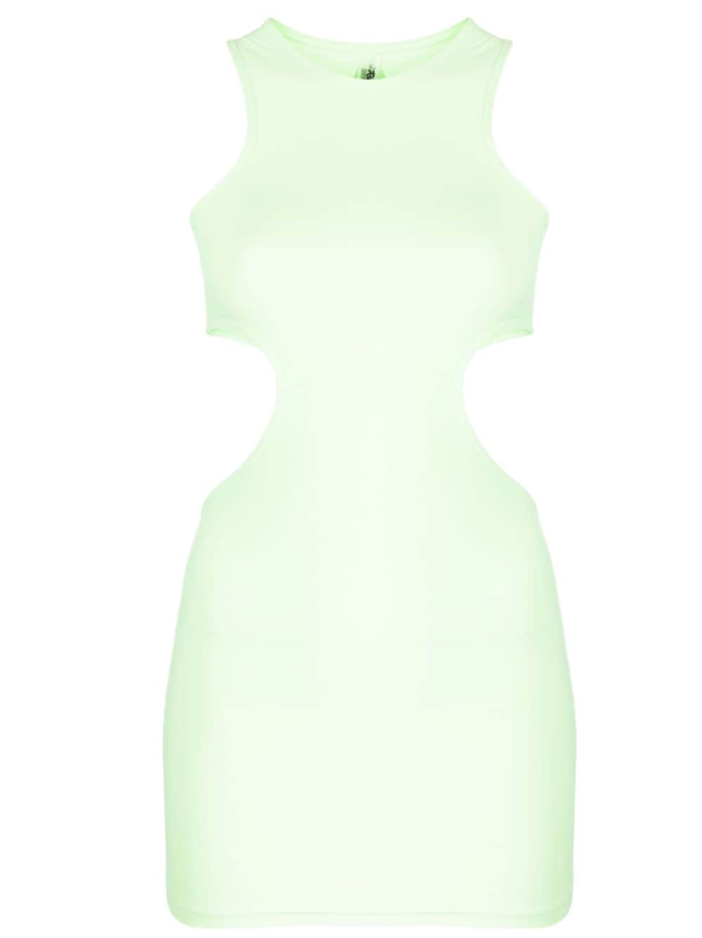 Reina Olga Cut-out detail short dress