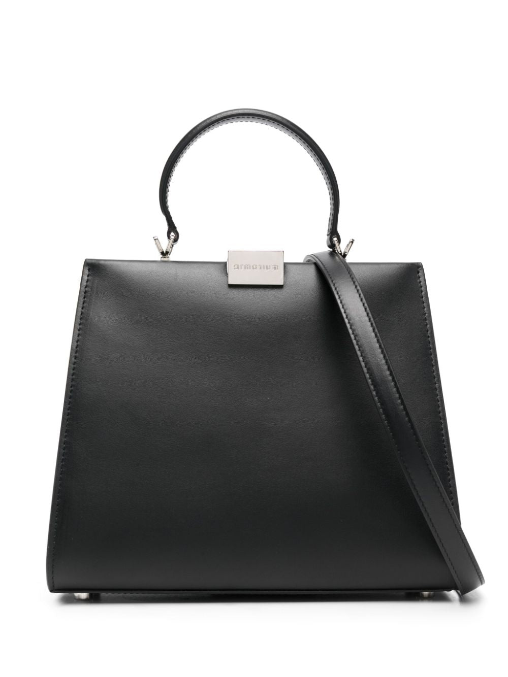 Armarium logo-plaque leather tote bag