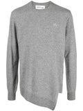 Comme Des Garcons x Lacoste Asymmetric Wool Sweater