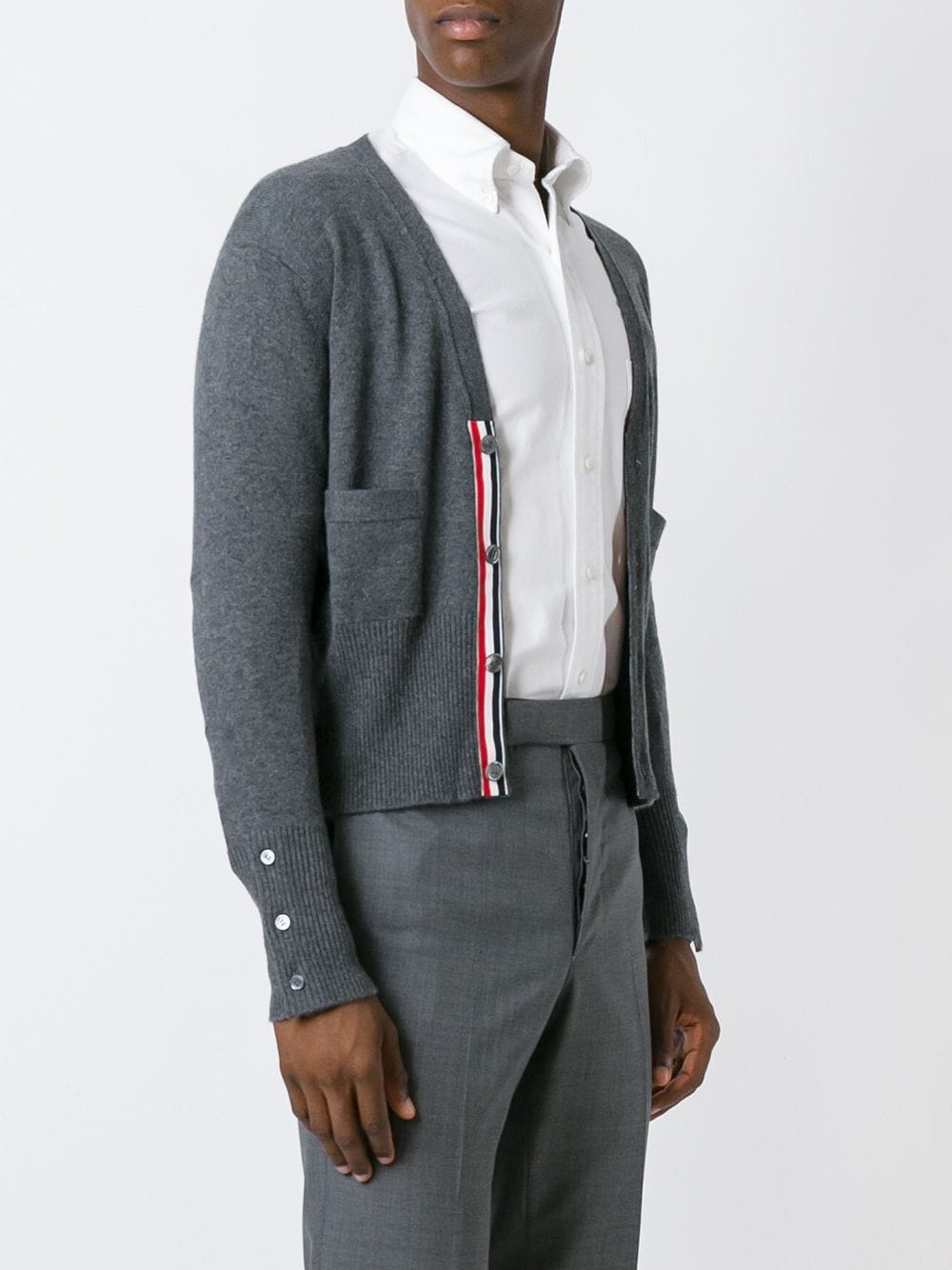 Thom Browne 4Bar cashmere cardigan