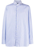 Finamore 1925 Napoli Striped cotton shirt